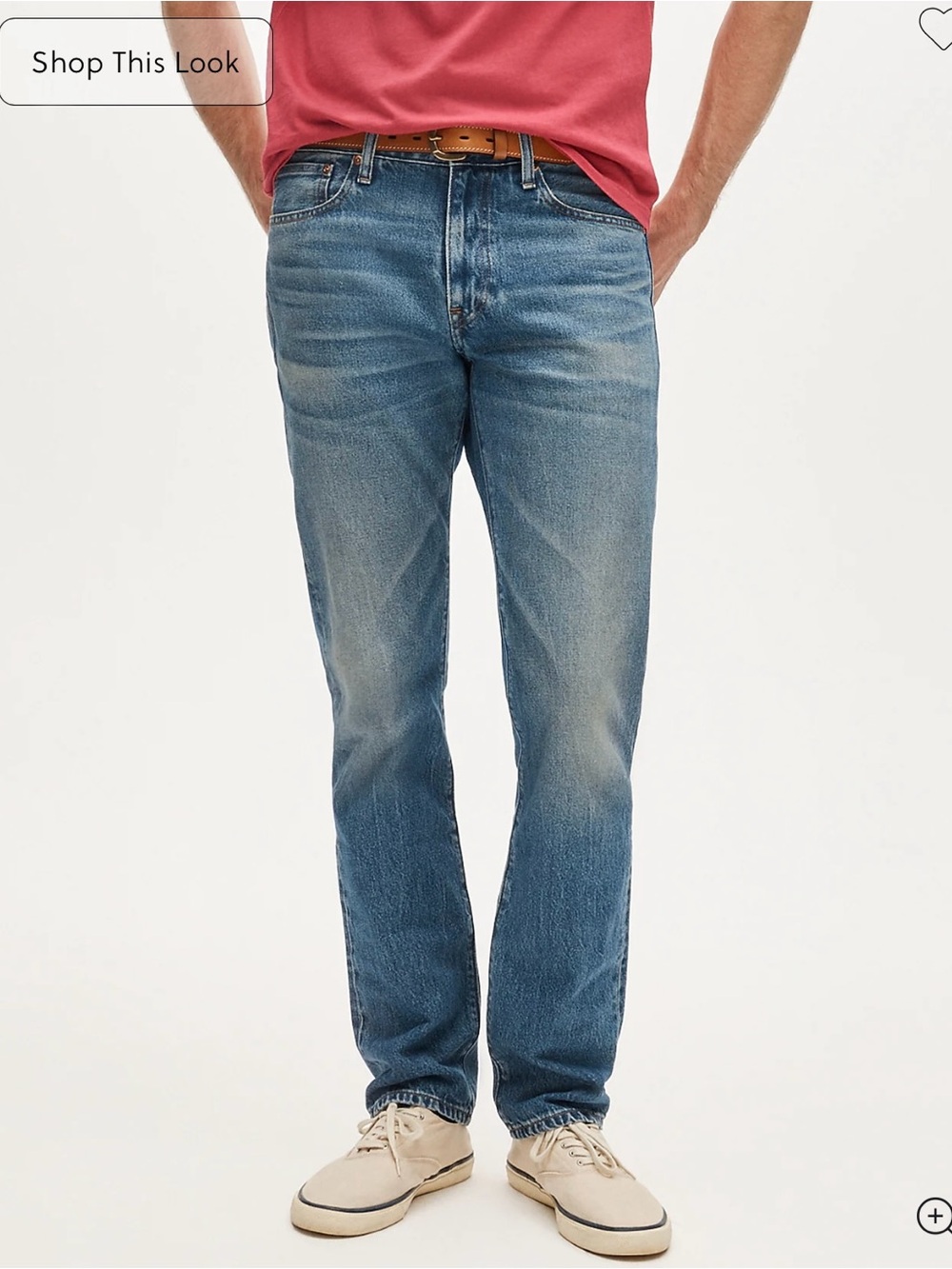 J. Crew 770м Straight-fit jean in vintage medium wash Size 32 $148 CR719